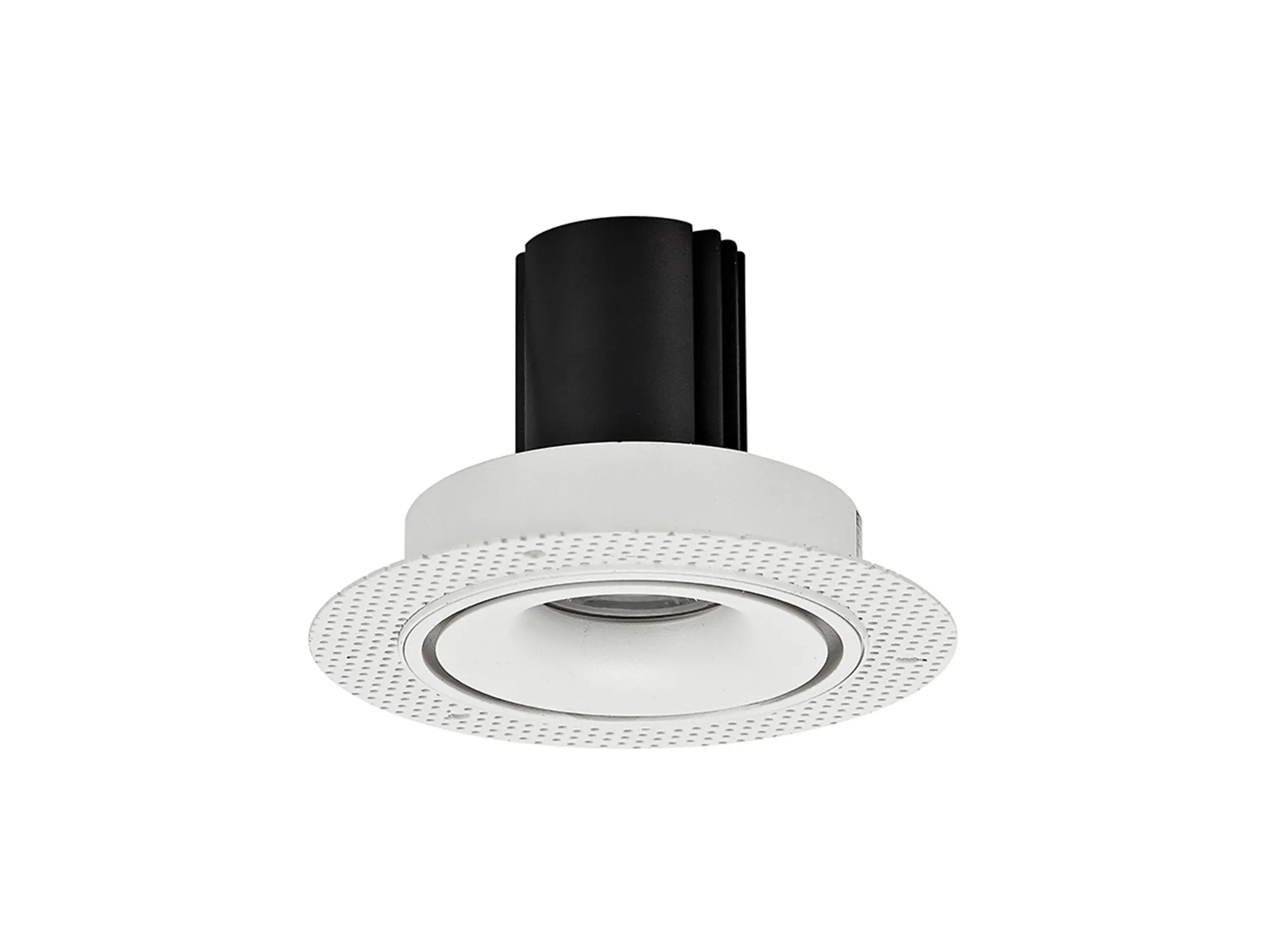 DM202165  Bolor T 12 Tridonic Powered 12W 3000K 1200lm 12° CRI>90 LED Engine White/White Trimless Fixed Recessed Spotlight; IP20